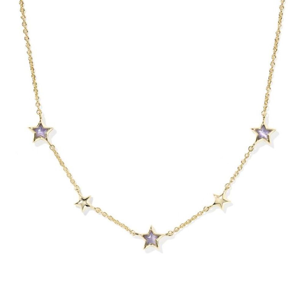 Kendra Scott Kayla Strand Necklace - Gold/Light Pu Gold/Light Purple